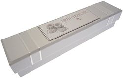 Blanc Coton Cartes d'acte de naissance Chaussons (Argent)