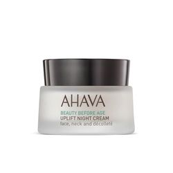 AHAVA Uplift Night Cream - Rich, Melting Night Cream to Lift, Firm & Tighten Skin, Anti-Aging Effect by Reducing Deep Wrinkles, Enriched with Exclusive Osmoter, Tripeptide 38 & Shea Butter, 1.7 fl.oz