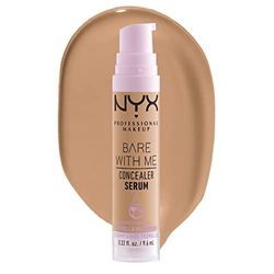 NYX Professional Makeup Bare With Me Concealer Serum, Natural, Medium Coverage, Medium, 9.6ml