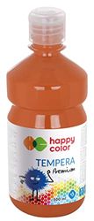 Happy Color Pittura a tempera premium per bambini, 1000 ml, marrone,