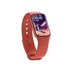 Blackview R1 Montre Connectée - Smartwatch Sport - 24 Modes d'Entraînement - Notifications Intelligentes - Moniteur Fréquence Cardiaque & Sommeil - Calendrier Menstruel - Étanche IP68- Bracelet Orange