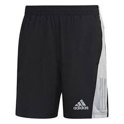 adidas Own the Run Pantaloncini, Black/White/Reflective Silver, S