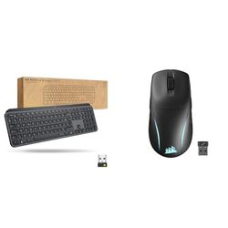 Logitech MX Keys for & Corsair M75 Wireless RGB Souris de Jeu