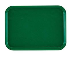 Cambro 1216FF119 Fast Food Tray, High Profile, Rectangle, Green