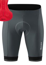 Gonso Sitivo M, Cuissard court pour homme, Avec peau de chamois Sitivo Confort, Haute élasticité et élastique en silicone antidérapant, Coupe ajustée, Gris, XL