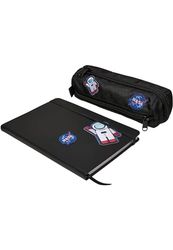 Mister Tee NASA Notebook & Pencilcase Set Portemonnee, meerkleurig, standaard, Meerkleurig, Eén maat