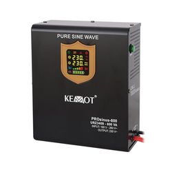 Kemot urz3409 Not Alimentación, Cambio Richter Reiner Sinus Función de Carga, 12 V, 230 V, 800 VA/500 W Negro