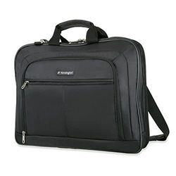 Kensington Laptoptas 17 inch SP45 Classic draagbare tas voor 17 inch laptops en tablets, met draaggreep en schouderriem voor mannen en vrouwen, zwart, K62568US
