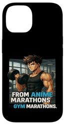 From Anime Marathons to GYM Marathons Coque pour iPhone 14