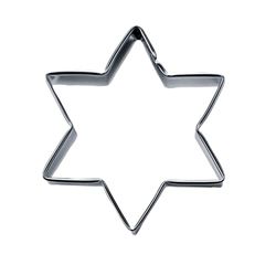 Staedter Stjärnformad kakskärare 6 punkter, silver, rostfritt stål, silver, 15 x 3 cm
