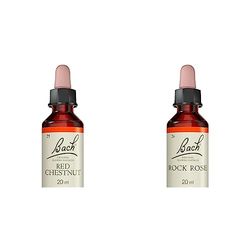Fleurs de Bach® Original, Marronnier d'inde rouge, Complément alimentaire, Vegan, 1 Flacon Compte Gouttes x 20 ml & Fleurs de Bach® Original, Hélianthème, 1 Flacon Compte Gouttes x 20 ml
