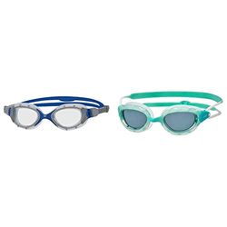 Zoggs Predator Flex-Regular Fit Gafas de natación, Adultos Unisex, Blue/Clear & Predator-Regular Fit Gafas de natación, Adultos Unisex, Multicolor (Multicolor), Talla Única