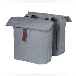 Basil Urban, City Double Bag 32 Litre Grey Unisex Adulto, 28-32 L EU