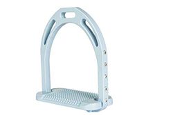 HKM Sports Equipment GmbH 7673 Étriers de Selle et de Bride Bleu Ciel pailleté 12