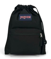 JanSport DRAWSACK Liten ryggsäck, Black (Svart)