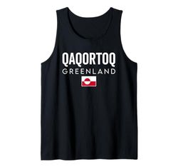 Qaqortoq Bandiera Groenlandia Vacanze Viaggio Souvenir Canotta