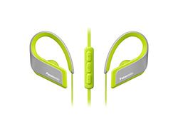 Panasonic RP-BTS35E-Y Bluetooth in-ear hoofdtelefoon (waterbestendig, snellaadfunctie, flexibele oorlussen, geel)