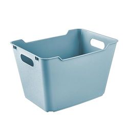 keeeper Boîte de Rangement, Surface Texturée, 20 L, Lotta, Nordic Blue