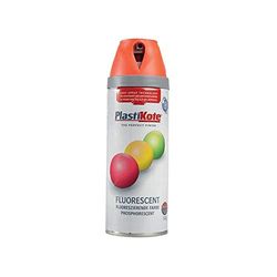 Plastikote 1902 Twist Spray 400ML Fluorescent Orange