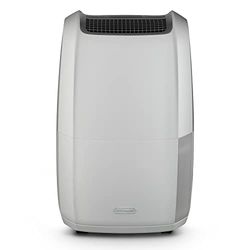 De'Longhi Trockeno AriaDry DDSX220 Luchtontvochtiger voert vocht, wasdroger, luchtreiniger, 20 l per dag, elektronische besturingen, geruisloos, praktische wielen en handgrepen, timer, wit
