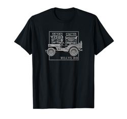 Willys MB Vintage Offroad Classic WW2 Camiseta