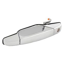 DEAL AUTO ELECTRIC PARTS 1pc Front Driver Left Side Chrome Exterior Door Handle w/Key Hole Compatible with 07-13 Avalanche/Silverado/Sierra New Body 07-14 Suburban/Tahoe/Yukon/XL/Escalade/ESV/EXT
