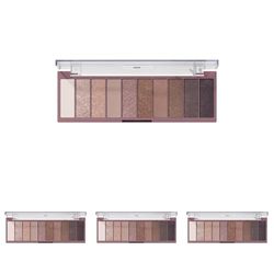 e.l.f. Perfect 10 Eyeshadow Palette, Ten Ultra-pigmented Shimmer & Matte Shades, Vegan & Cruelty-free, Nude Rose Gold (Packaging May Vary) (Pack of 4)