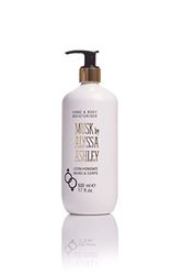 Alyssa Ashley - Crema Corpo e Mani Dopo Doccia o Bagno al Muschio Bianco, Lozione Musk per Pelle Idratata, Sana, Elastica e Giovane - Adatto a Tutti i Tipi di Pelle - 500ml