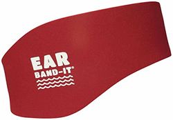 Diadema de neopreno Ear Band-It - Grande rojo