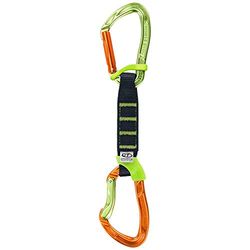 Climbing Technology Nimble fixbar, rinvio rastremato unissexo adulto, verde/laranja, 17 cm