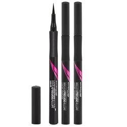 Maybelline Hyper Precise All Day Liner Matte Black, Ultra-Thin Felt Tip Brush for Easy Control, Waterproof and Smudge-Proof, Trio Bundle