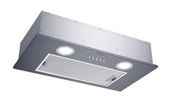 Candy Sino CBG625/1X grupo filtrante, 3 níveis de potência, capacidade de extração 200 m3/h, luzes led, painel antigraso, filtros de carbono, 74 W, 63dB, cinzento, 13 x 52 x 28 cm