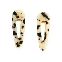 Franck Provost - Lot de 2 Pinces Clic Clac en Résine - Écailles - Coiffure