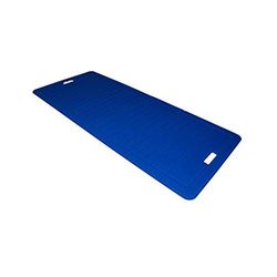 Vouwmat, antibacterieel, 140 x 60 x 1 cm, blauw, opvouwbaar, afwasbaar, mat, gymnastiek