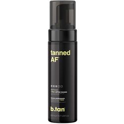 b.tan Espuma autobronzeadora escura | Tanned AF - 1 hora, sem cheiro a bronzeado falso, adequado para veganos, sem crueldade animal, 200 ml