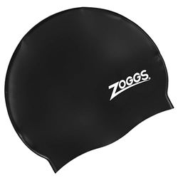 Zoggs Badmuts Silicone Cap, Black, onesize, 300771