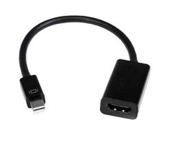 Adattatore - Mini Displayport a hdmi, colore nero, tipo femmina, compatibile con risoluzioni fino a 4K, materiali durevoli e facile collegamento.