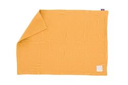 Träumeland Couverture pour bébé en Mousseline Jaune Moutarde 75 x 100 cm – Couverture Douillette Polyvalente, Extra Douillette – Parfaite également comme sous-Couche, Serviette d'allaitement ou
