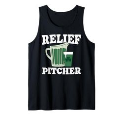 Brocca di birra e baseball divertente irlandese St Patrick Day Canotta
