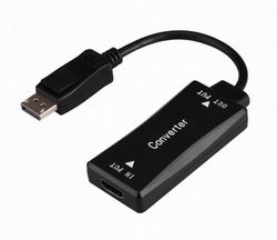 CABLEXPERT Active 4K 30Hz HDMI Female to DisplayPort Male Adapter Cable 0.15m Noir Marque