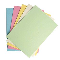 House of Card & Paper A3 220 gsm Card - Assorted Pastel Shades (Pack of 50 Sheets)
