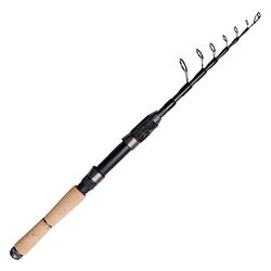 Canna da Spinning DAM Shadow Tele, Canna da Pesca, Canne da Spinning, Pesca Allround, Canna da Pesca Telescopica Premium per i pescatori che cercano versatilità e potenza, Unisex, Nero, 2,7m | 25-40g