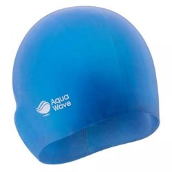 AquaWave racecap 3D Cap 92800409975 Simmössa, Ungdom Unisex, Blå (Blå), En storlek