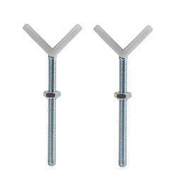 Hauck 596999 Śruba w Kształcie Litery Y, Biały/Stal, 75-80 cm