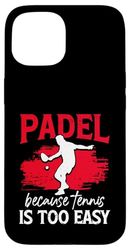 Giocatore di padel Paddleball Custodia per iPhone 15