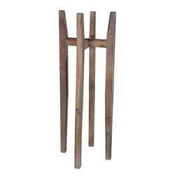 Glooke Selected Ascot Plant Stand Wood l. Brow ogettistica arredo Interno, Legno, Multicolore, Unica