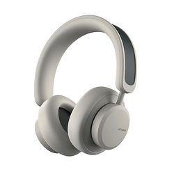 Urbanista Los Angeles Solar Powered Wireless Over Ear Headphones, Infinite Playtime Active Noise Cancelling Bluetooth 5.0 Headphones, Self Charging ANC Earphones with On Ear Detection, Desert Grey
