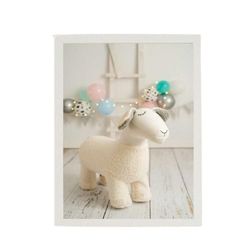 Crochetts Tableau Multicolore 33 x 43 x 2 cm Mouton