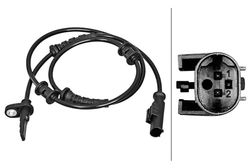 HELLA 6PU 358 217-261 Sensor, wheel speed - 2-pin connector - Cable: 885mm