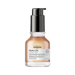 L'Oréal Professionnel | Koncentrerad olja för alla sorters hår, Glansgivande, stärkande, avlägsnar produktrester i håret, Metal DX Professional Concentrated Oil, 50 ml